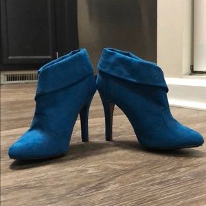 Blue heels